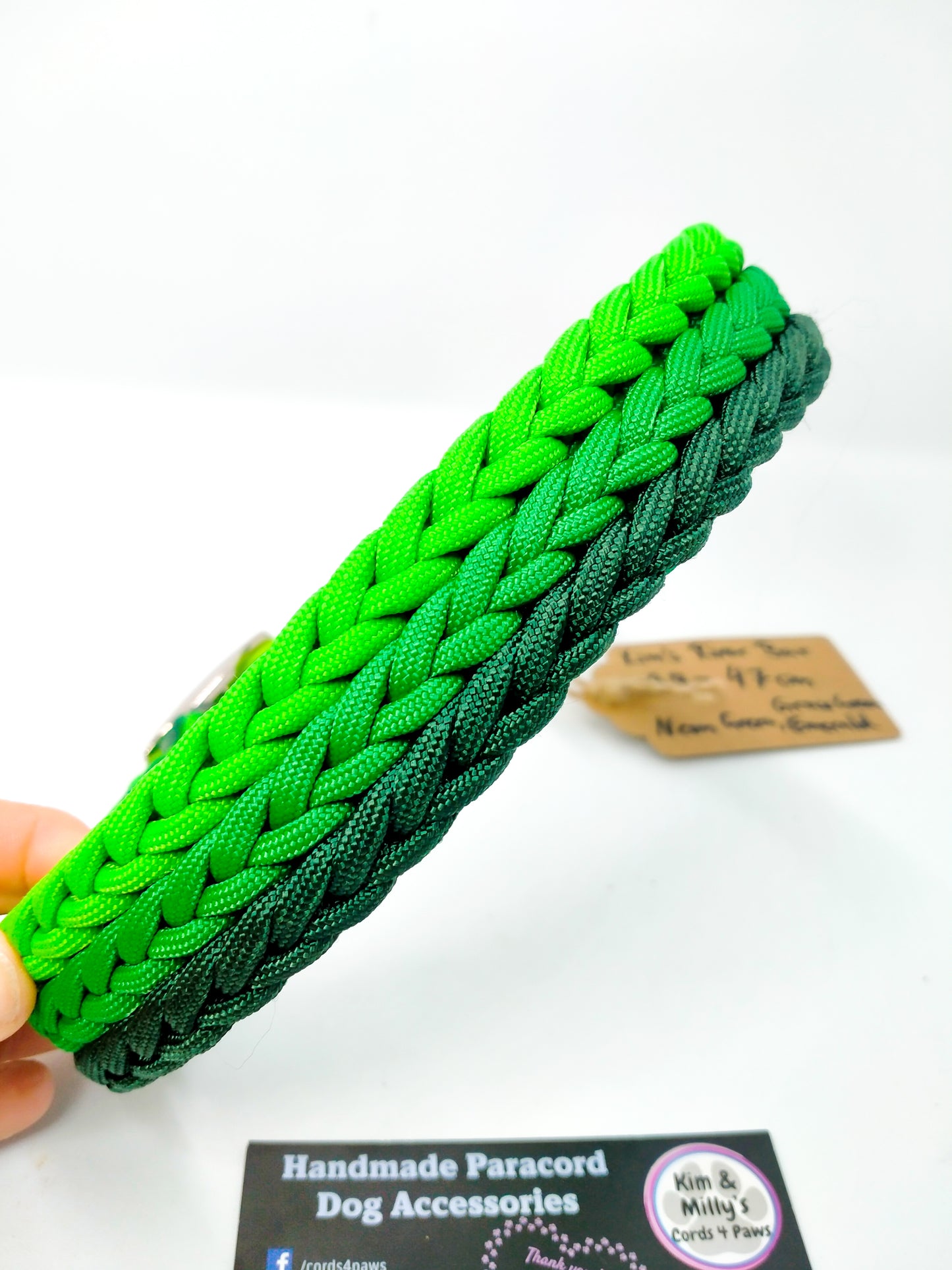 Dog Collar - "Kim's River Bar" Kim & Milly's Cords 4 Paws Paracord Handmade Dog Accessories Customizable Made in Germany Shipping worldwide