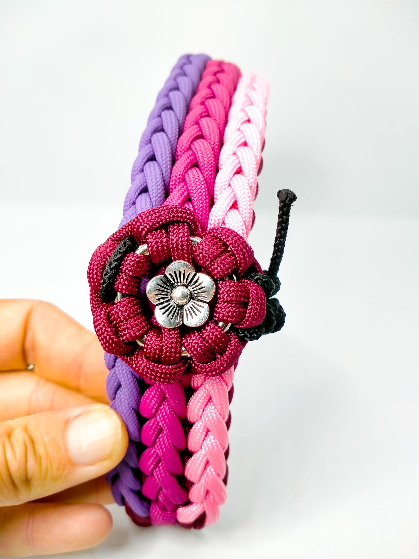 Dog Collar - "Kim's River Bar" Kim & Milly's Cords 4 Paws Paracord Handmade Dog Accessories Customizable Made in Germany Shipping worldwide