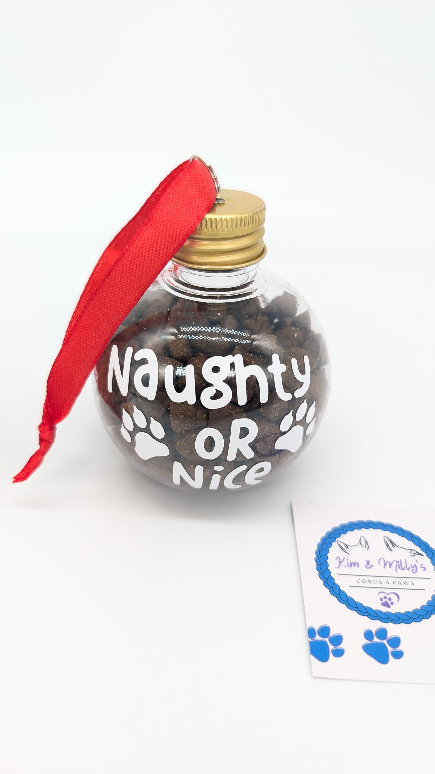 Christmas Baubles Dog & Cat - Custom Text