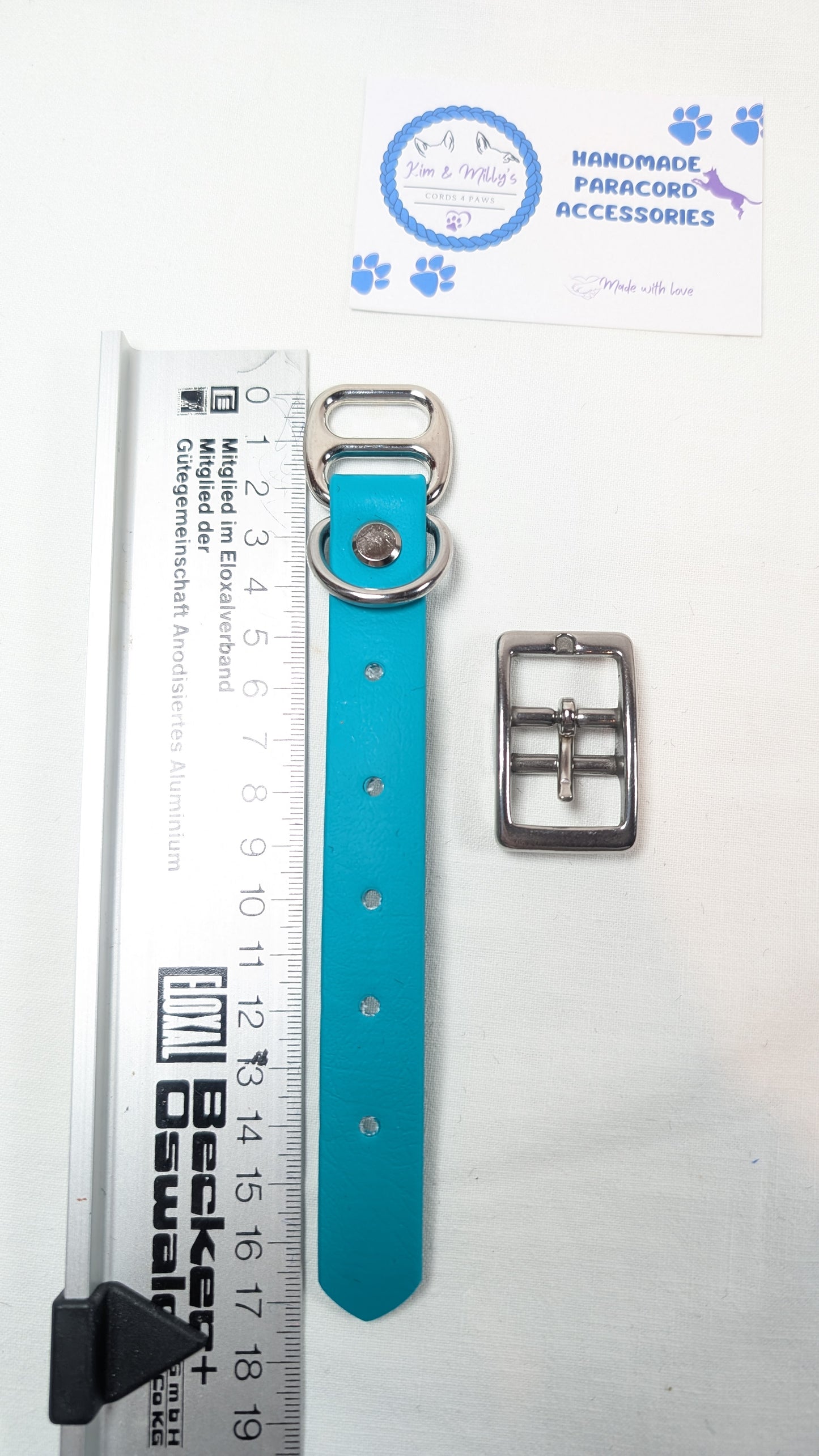 BioThane - Adapters 19mm Kim & Milly's Cords 4 Paws Paracord Handmade Dog Accessories Customizable Made in Germany Shipping worldwide