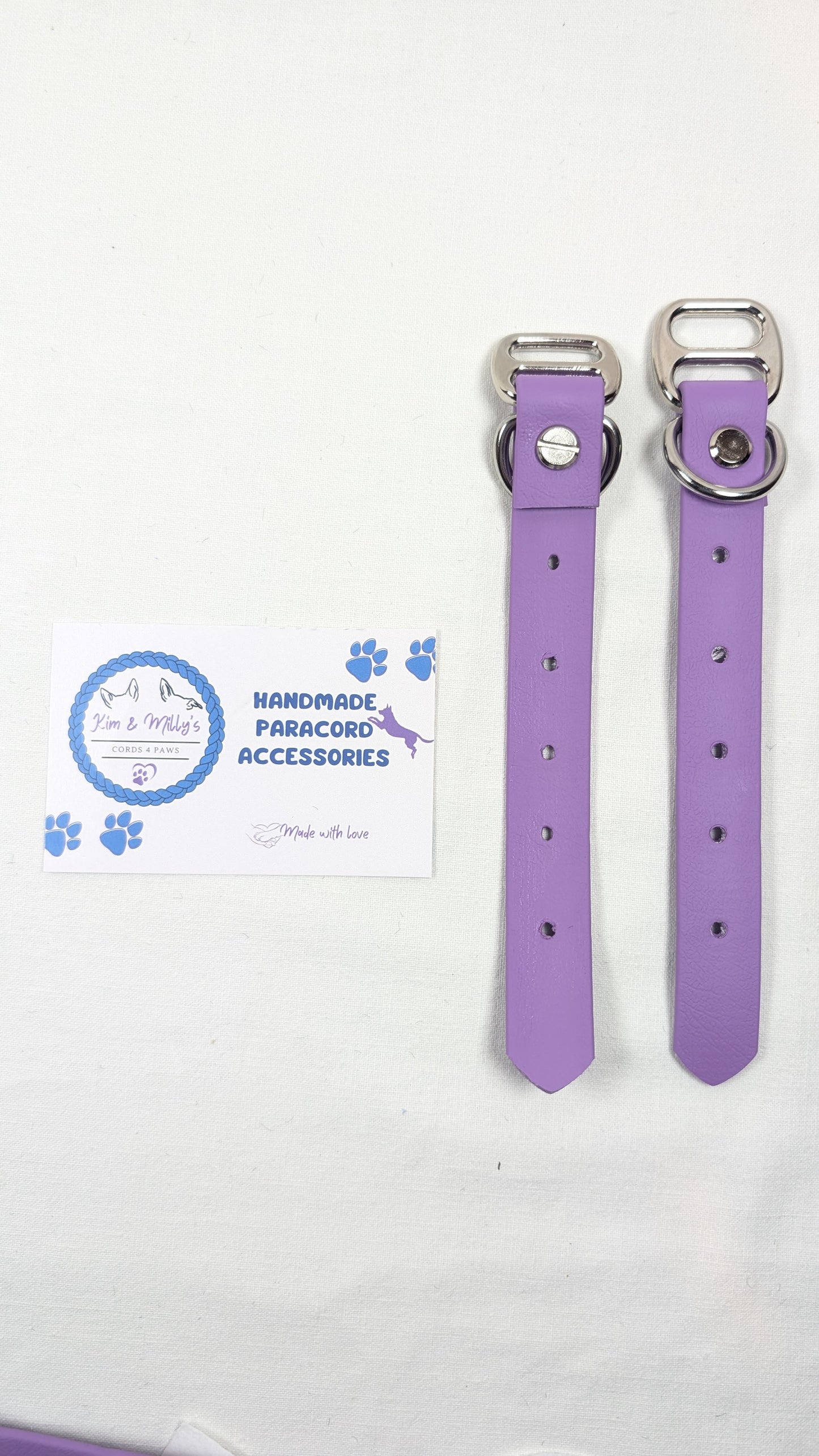 BioThane - Adapters 19mm Amethyst Purple (PU524) Kim & Milly's Cords 4 Paws Paracord Handmade Dog Accessories Customizable Made in Germany Shipping worldwide