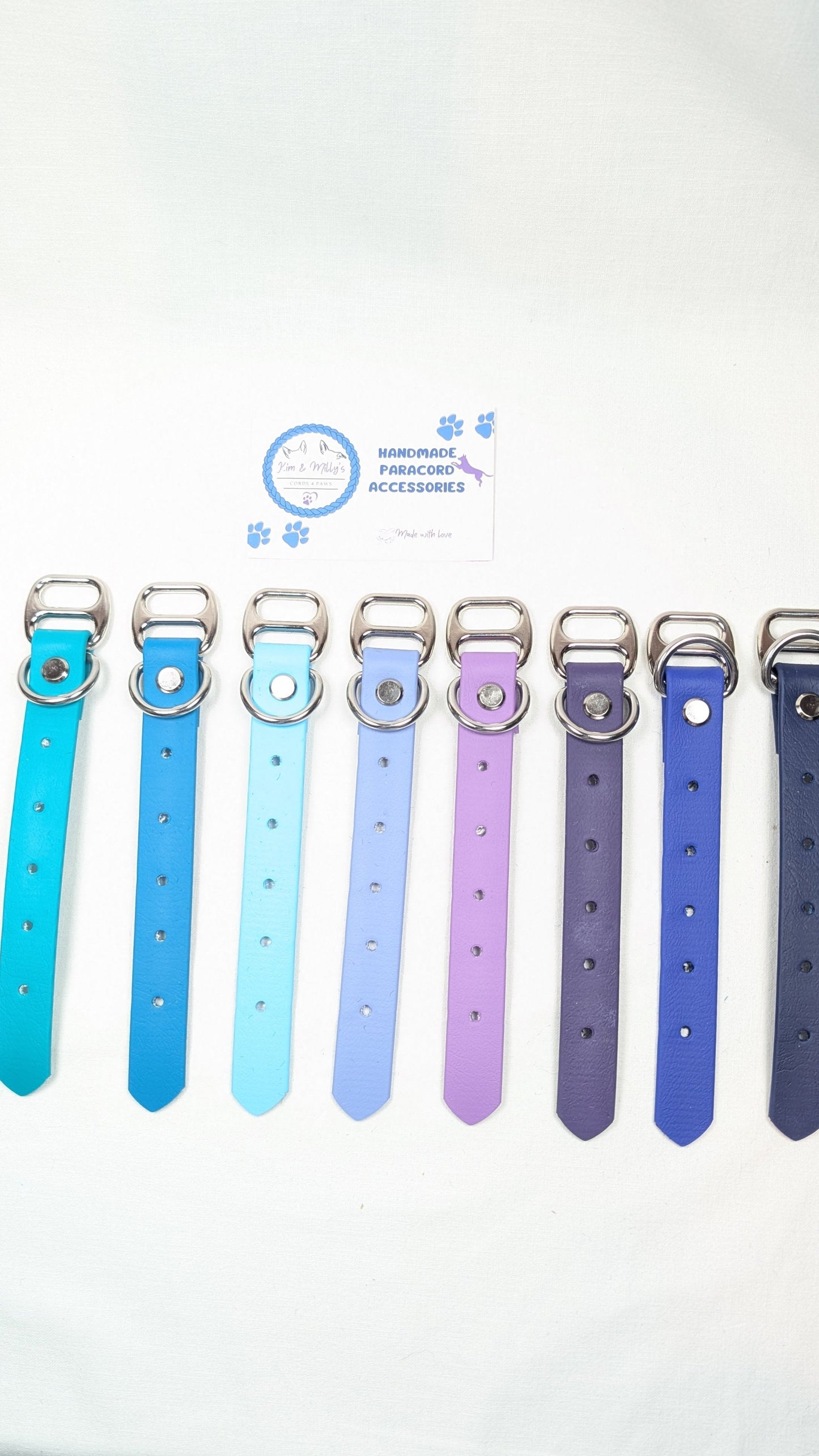 BioThane - Adapters 19mm Kim & Milly's Cords 4 Paws Paracord Handmade Dog Accessories Customizable Made in Germany Shipping worldwide