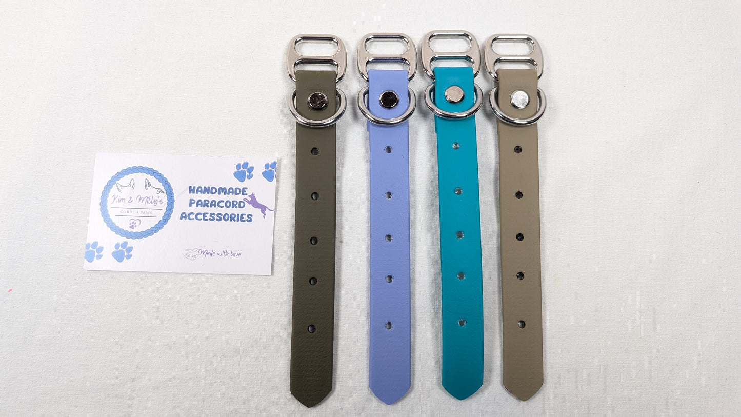 BioThane - Adapters 19mm Kim & Milly's Cords 4 Paws Paracord Handmade Dog Accessories Customizable Made in Germany Shipping worldwide