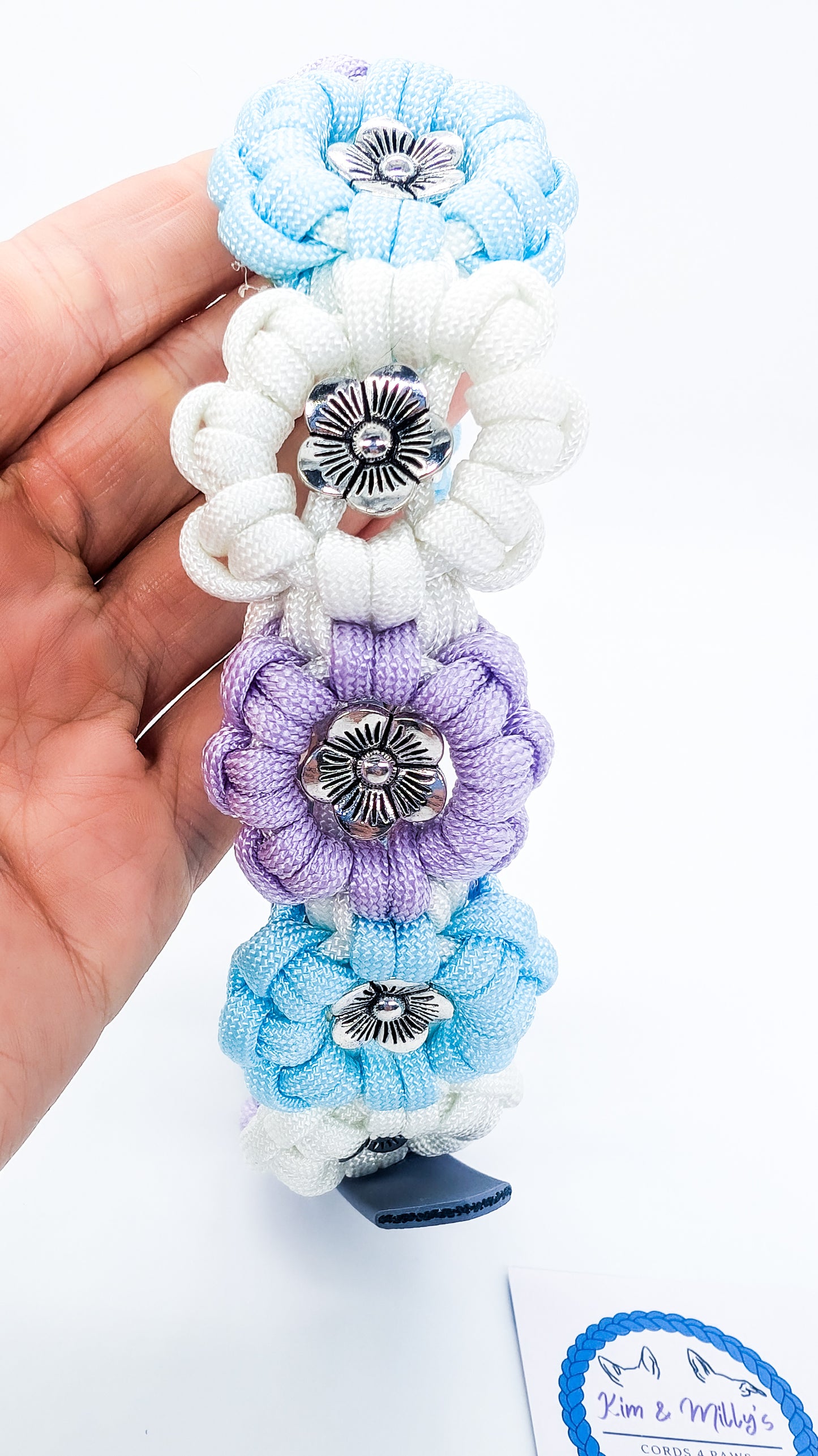 DELUXE EDITION: Kimmy's Blooms Collar Kim & Milly's Cords 4 Paws Paracord Handmade Dog Accessories Customizable Made in Germany Shipping worldwide