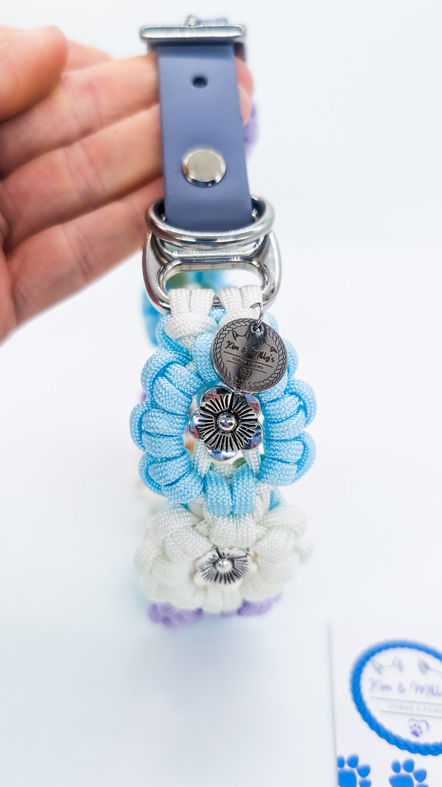 DELUXE EDITION: Kimmy's Blooms Collar Kim & Milly's Cords 4 Paws Paracord Handmade Dog Accessories Customizable Made in Germany Shipping worldwide