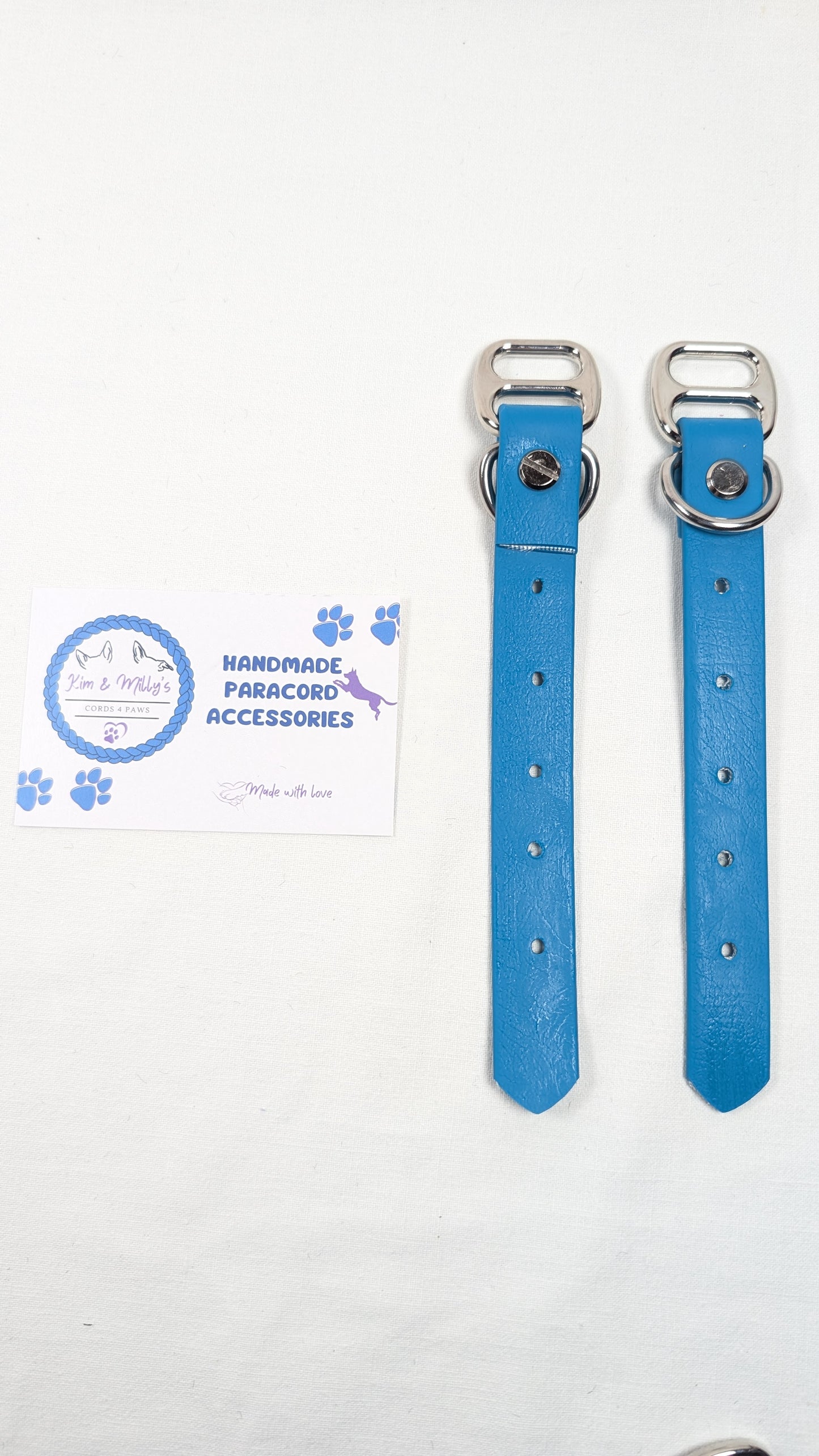 BioThane - Adapters 19mm Lagune (BU52F) Kim & Milly's Cords 4 Paws Paracord Handmade Dog Accessories Customizable Made in Germany Shipping worldwide