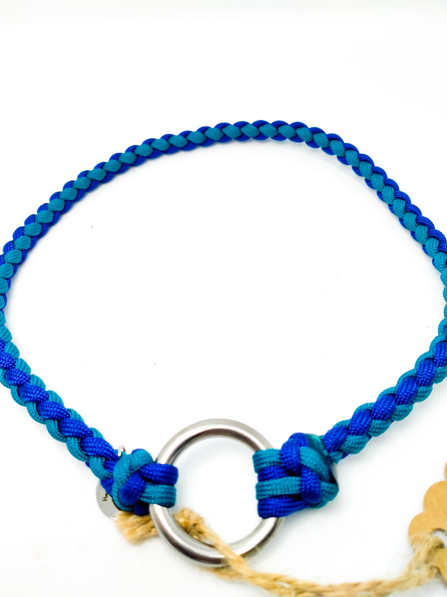 Pre Made: House Collar - Royal Blue, Caribbean, 50cm Kim & Milly's Cords 4 Paws Paracord Handmade Dog Accessories Customizable Made in Germany Shipping worldwide