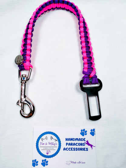 Vorgefertigter Artikel: Auto-Rückhaltesgurt,  Neon Pink, Purple, 35 cm