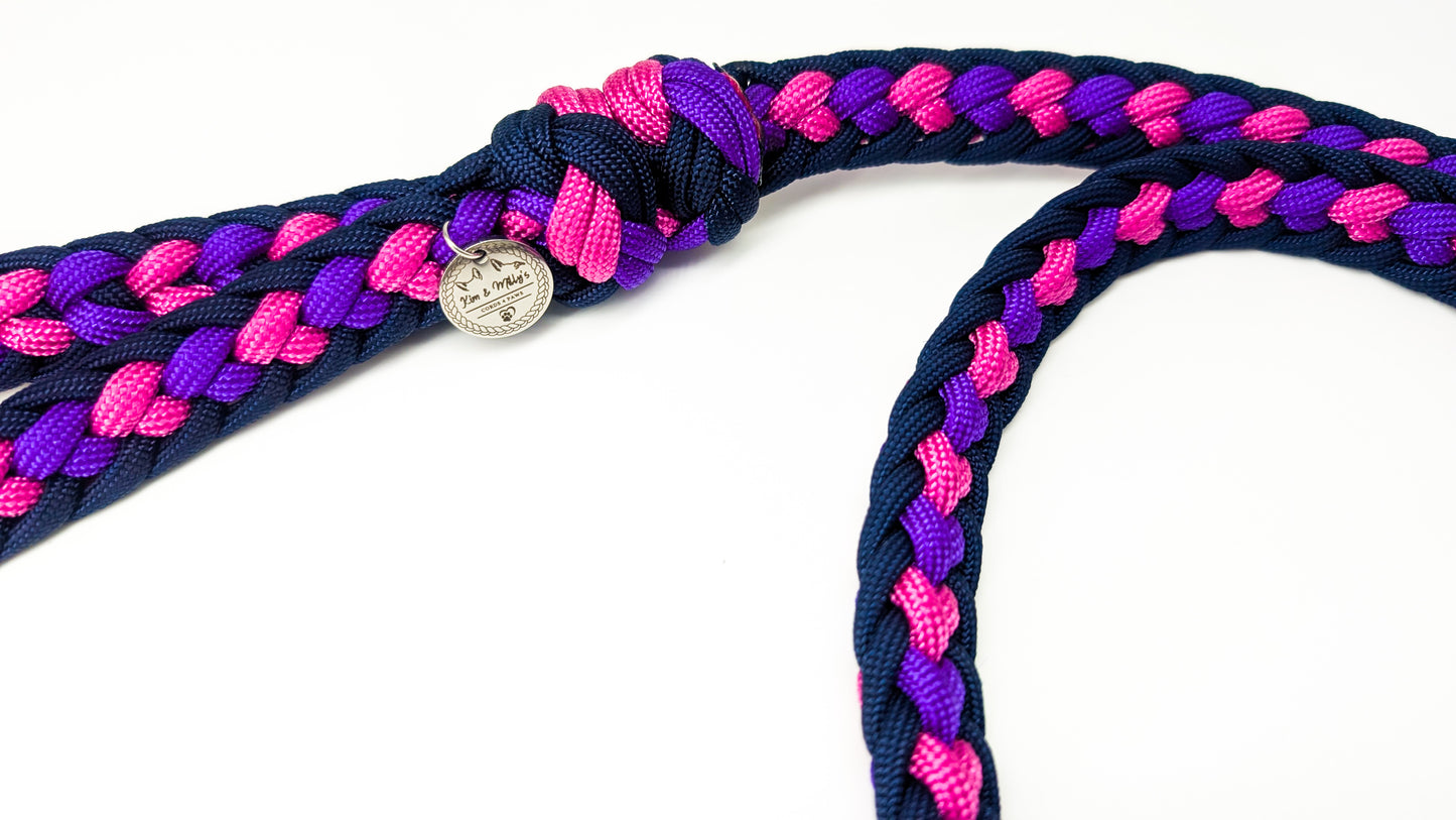 PreMade Lead: Leading Hearts Lead, 1.30m Kim & Milly's Cords 4 Paws Paracord Handmade Dog Accessories Customizable Made in Germany Shipping worldwide