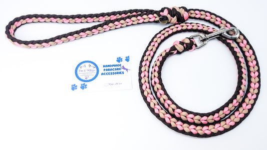 Pre Made Lead: Leading Hearts, 1.40m Kim & Milly's Cords 4 Paws Paracord Handmade Dog Accessories Customizable Made in Germany Shipping worldwide