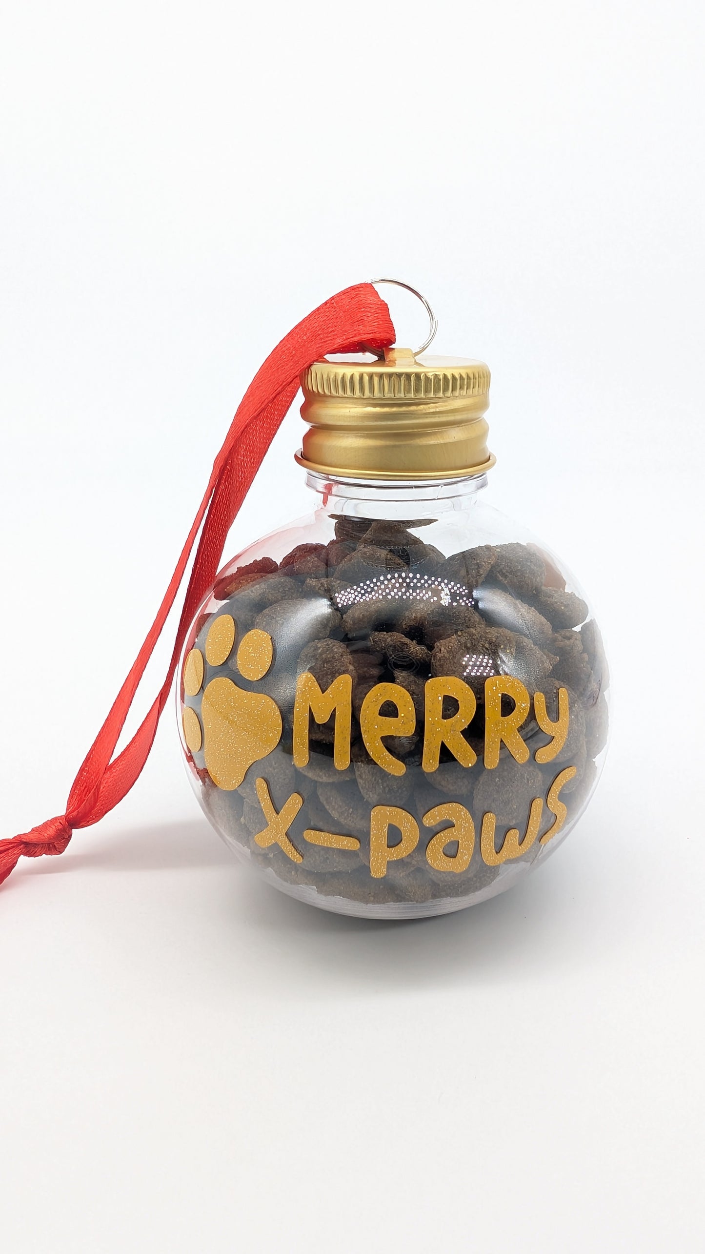 Christmas Baubles Dog  & Cat - Custom Text