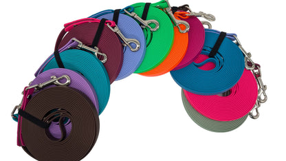 Pre-Made 5m BioThane Long Lines Kim & Milly's Cords 4 Paws Paracord Handmade Dog Accessories Customizable Made in Germany Shipping worldwide