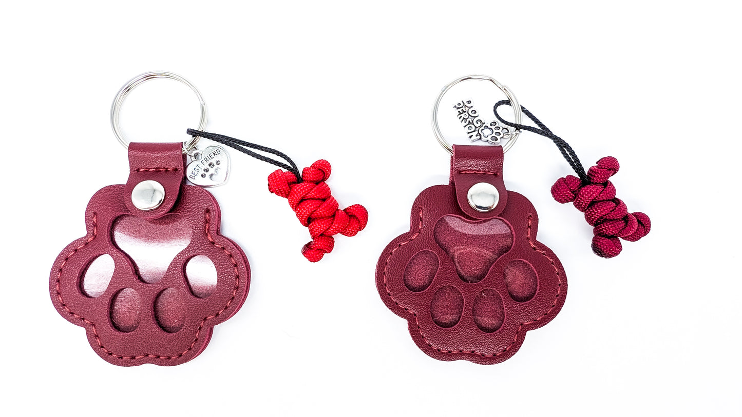 Memorial Fur Paw Key Chain