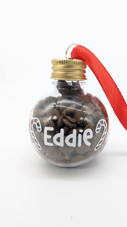 Christmas Baubles Dog  & Cat - Custom Text