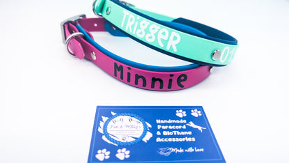 HomeSafe – personalisiertes BioThane® Halsband