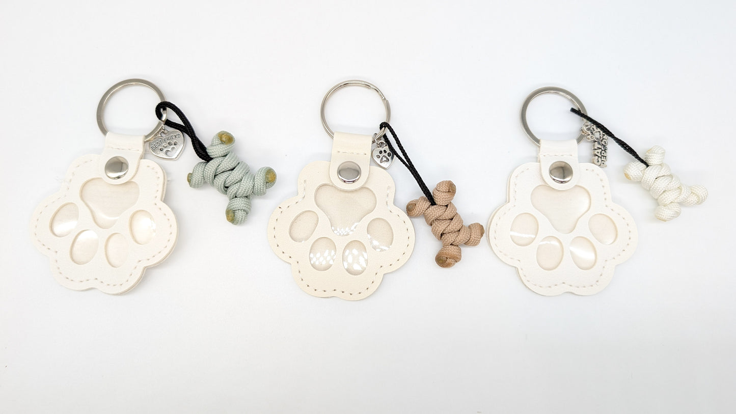Memorial Fur Paw Key Chain