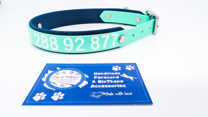 HomeSafe – personalisiertes BioThane® Halsband
