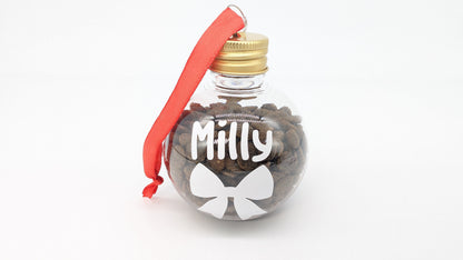 Christmas Baubles Dog  & Cat - Custom Text