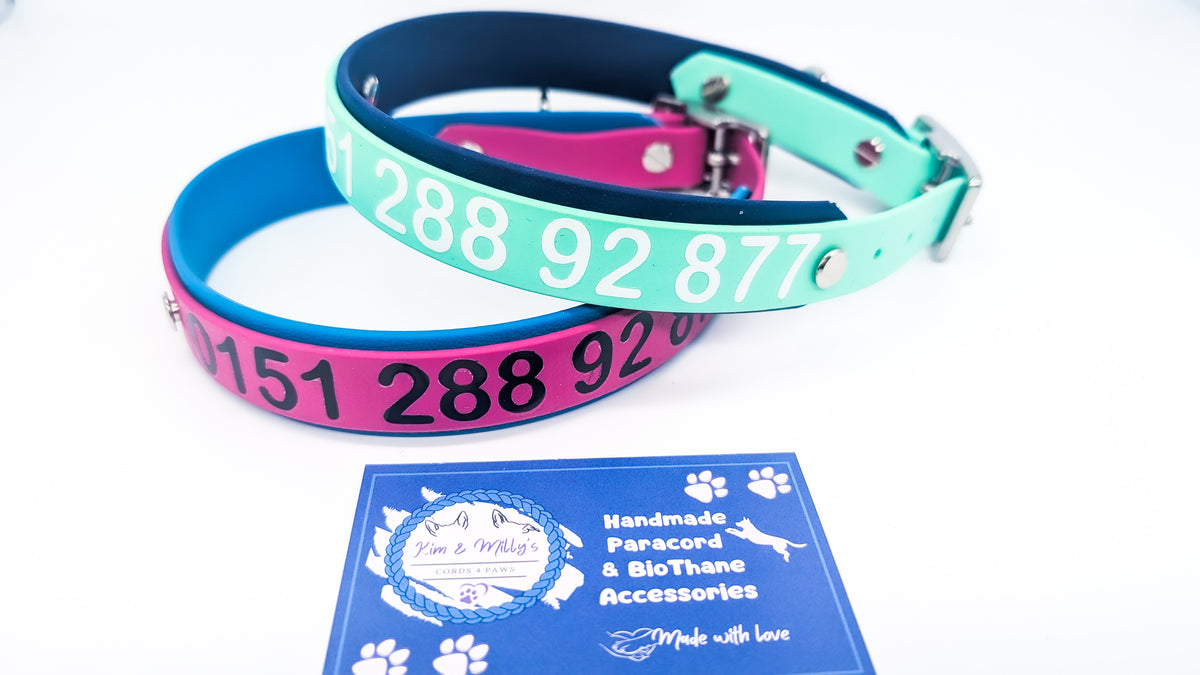 HomeSafe – personalisiertes BioThane® Halsband